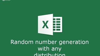 How to generate random numbers with any distribution in excel  Binomial Uniform Poisson etc [upl. by Livvy]