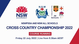 2022 NSWPSSA and NSW All Schools Cross Country Championship  Course Running [upl. by Naesed]