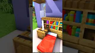 quotHide amp Sleepquot Insane secret bed idea in Minecraft 🤯 shorts minecraft [upl. by Dyrrej]