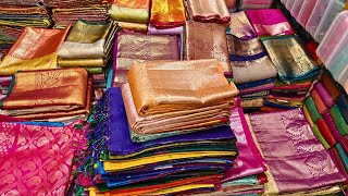 Madina Kanchi Pattu Sarees  పెళ్లి స్పెషల్ ఆఫర్  New Sunil Textiles Hyderabad [upl. by Allenod]