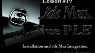 3DS Max Lesson 19  Vue 2014 PLE  Installation and 3ds Max Integration [upl. by Furmark]