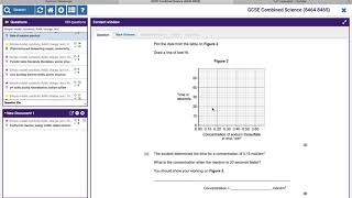 What Will Come Up GCSE 91  Sodium Thiosulfate Graph Question [upl. by Alrzc]