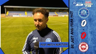 REACTION  Stephen McDonnell Post Match Interview  Glenavon 00 Larne  170924  SDP [upl. by Vedis]