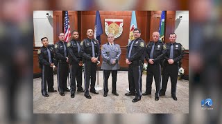 Suffolk PD gets several new officers [upl. by Annahsed250]