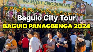 Baguio City PANAGBENGA 2024  Walking Tour  Session Road Public Market Burnham Park  Philippines [upl. by Fleming]