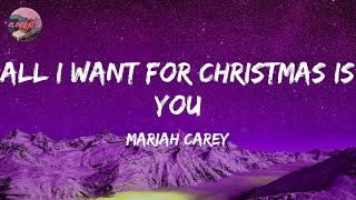 Mariah Carey  All I Want for Christmas Is You Lyrics [upl. by Etnahsal]