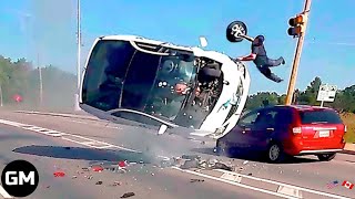 CAR CRASHES COMPILATION 2024  Car Crashes of Idiots In Cars 10 [upl. by Akilam]