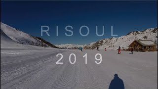 Risoul 2019  Skiing  GoPro Hero Session 5 [upl. by Stutzman]