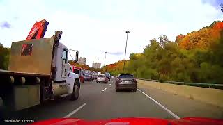 Barrie to Toronto Road Trip in Fall  Dashcam Capture of Scenic Drive [upl. by Sherlocke]