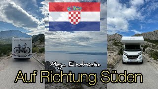 🇭🇷 Endlich startet unsere Tour an der Küste von Kroatien auf der A8 entlang [upl. by Shandie78]