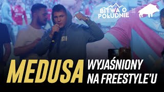 MEDUSA wyjaśniony przez SPARTIAKA na bitwie freestyleowej [upl. by Ellehcrad]