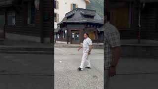 Chamonix town centreFrancetravel family mountains shortsholiday [upl. by Etnuahs156]