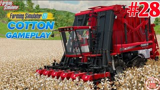 Planting cotton in Farming simulator 23 gameplay 28 [upl. by Cohdwell]