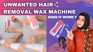 Unwanted Hair Removal Wax Roll On Machine  Sadaf Beauty Heaven [upl. by Rayford617]