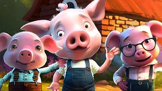 Three Little Pigs  Bedtime Stories for Toddlers amp Babies in English 4K [upl. by Dotti]