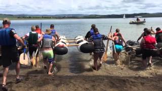 1st HOWICK CUBS AND SCOUTS RAFT RACE 2016 [upl. by Ayra549]