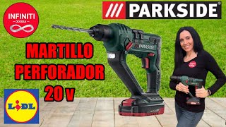 MARTILLO PERFORADOR PARKSIDE pabh 20 LIDL [upl. by Chloras]