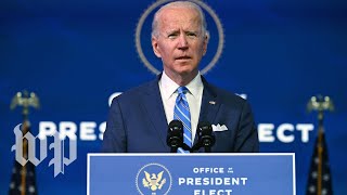 Biden announces his 19 trillion relief plan which includes 2000 stimulus checks [upl. by Hubing]