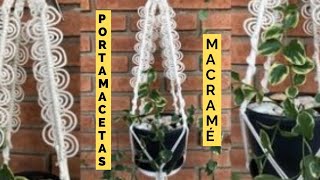 PORTAMACETAS MACRAMETUTORIAL [upl. by Ennaoj]