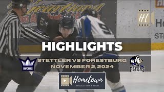 HIGHLIGHTS  Stettler vs Forestburg  November 2 2024 [upl. by Krilov895]