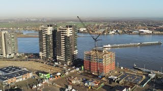 De Schans Ridderkerk nieuwbouw januari 2019 [upl. by Dorion]