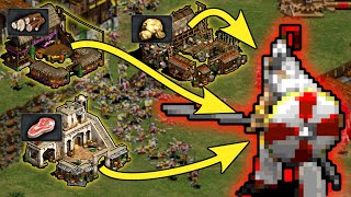 Triple Sling the Goths  Aoe2 Classic Game [upl. by Bensen]