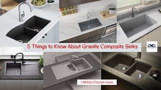 5 Things to Know About Granite Composite Sinks  Why Granite Composite Sinks are So Popular [upl. by Domenech227]