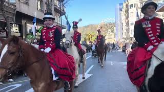 ESCUADRON LANCEROS REAL SOCIEDAD HIPICA SAN SEBASTIAN TAMBORRADA INFANTIL 2024 [upl. by Ahcmis131]