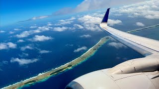 The Island Hopper – Full Flight – United – Boeing 737824 – MAJKWA – N36280 – UA154 – IFS Ep 540 [upl. by Yren525]