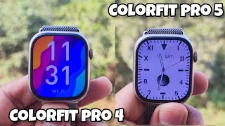 Noise colorfit pro 5 vs Noise colorfit pro 4 • which to buy 😧  lets compare noise comparison [upl. by Nosylla]