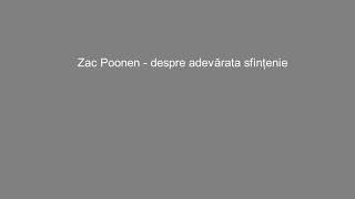 Zac Poonen Sfintirea Adevarata [upl. by Ayocal]