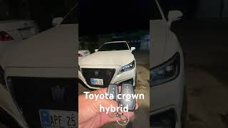 Toyota crown hybrid 2022 add key success [upl. by Innig]