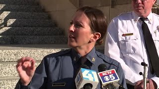 KCMO Mayor Quinton Lucas KCPD Chief Stacey Graves discuss shooting [upl. by Devona219]