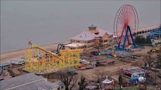 Cedar Point 2023 The Boardwalk Construction Time Lapse 9 123232523 [upl. by Denzil]