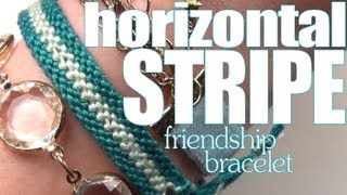 How To Make Friendship Bracelets ♥ Long Stripe [upl. by Pellegrini]