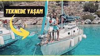 TEKNEDE Yaşam ⛵ Bozburun Marmaris Seyrinde Yelkenlide Bizimle 1 Gün [upl. by Lebna]