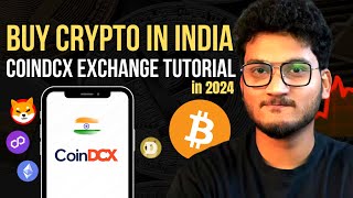 HOW TO BUY BITCOIN IN INDIA 2024  Beginner tutorial Coindcx Exchange  Eth Shiba Inu Doge Matic [upl. by Valleau]