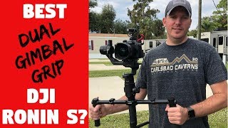 EachShot Dual Handle Gimbal Grip Review  BEST for DJI Ronin S [upl. by Tor645]