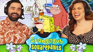 BEST EPISODES YET We Watched SPONGEBOB EPISODE 13 amp 14 For the FIRST TIME SB129 amp KARATE CHOPPERS [upl. by Horick]