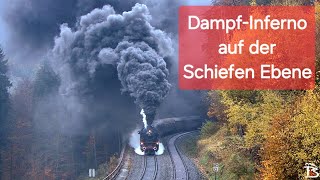 DampfInferno auf der Schiefen Ebene  01 180 01 1066 03 2155 amp 41 018 [upl. by Domela]