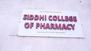 VIRTUAL TOUR OF CAMPUS SIDDHI COLLEGE OF PHARMACY [upl. by Salguod]