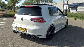 485HP TVS Volkswagen Golf 7 R  Launch Controls amp Accelerations [upl. by Loydie]