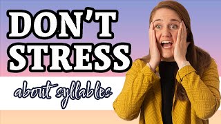 Stressed Syllables word stress in English Part 1 [upl. by Llemrej]