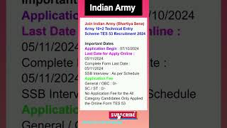 Indian Army notification newjob knowledge government viralvideos shortsvideo jobsearch [upl. by Rise]