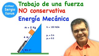 FISICA TEOREMA DE CONSERVACIÓN DE LA ENERGÍA MECÁNICA  EJERCICIO RESUELTO 83 fisica de SERWAY 7ªE [upl. by Steep]