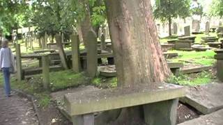 Graveyard at the Brontes Parsonage Haworth Yorkshire [upl. by Lawler901]