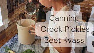 The Art of Preserving Food Fermented Pickles amp Beet Kvass [upl. by Idna]