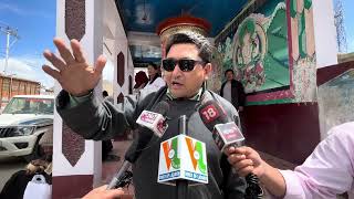 Congress Candidate Tsering Namgyal responds to Housing Colony PS controversy [upl. by Neirol]