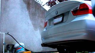 07 BMW 328i E90 Detail Addict MidPipes w Magnaflow Muffler [upl. by Eirrab]