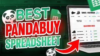 The BEST Pandabuy Spreadsheet EVER 1000 FINDS [upl. by Faun]